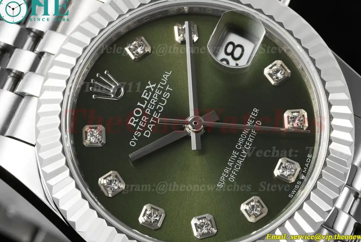 Datejust 278274 31mm Jub SS SS Green Dia GMF A2824