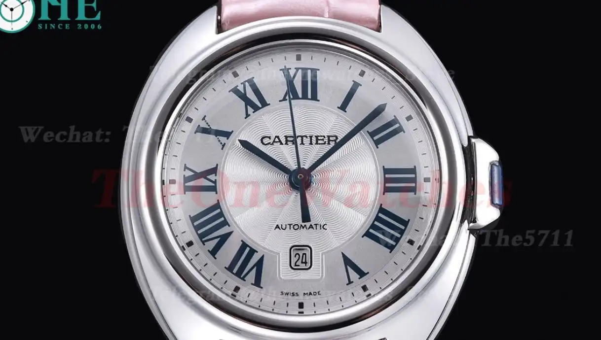 CLE De Cartier 31mm SS LE Pink Strap RXWF ETA2671