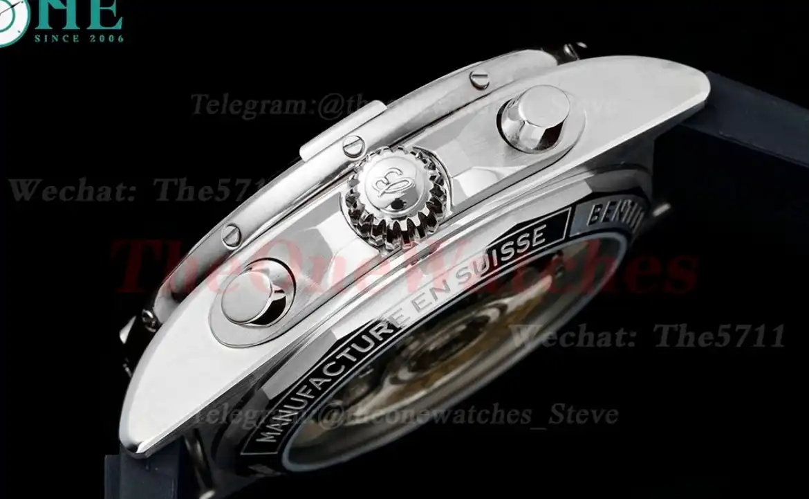 Chronomat B01 42MM SS RU Silver Blk TF A7750