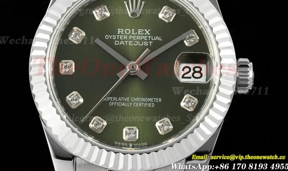 Datejust 278274 31mm Jub SS SS Green Dia GMF A2824