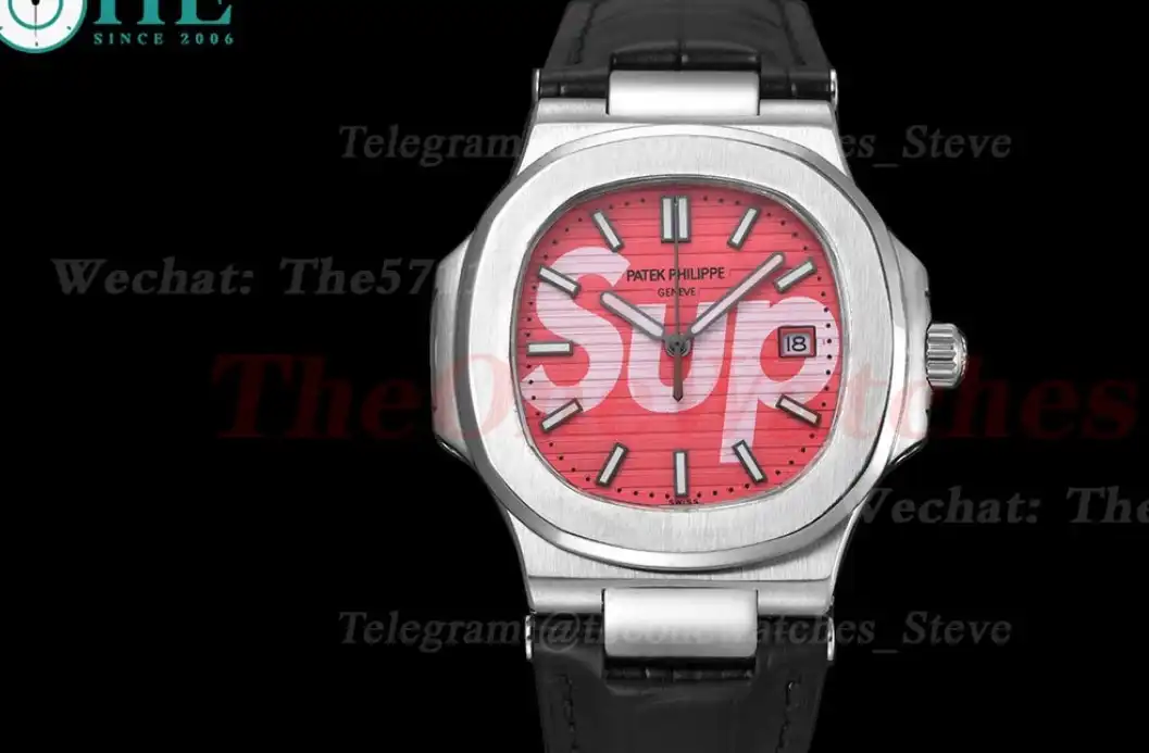 Nautilus 40mm SS LE Sup Red Dial GDF MY8215