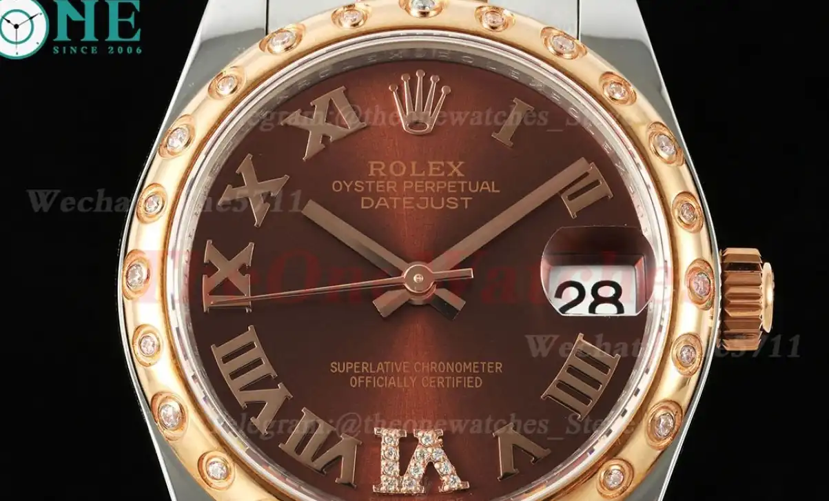 Datejust 178341 31mm Oys RG SS Brown Dial GMF A2824