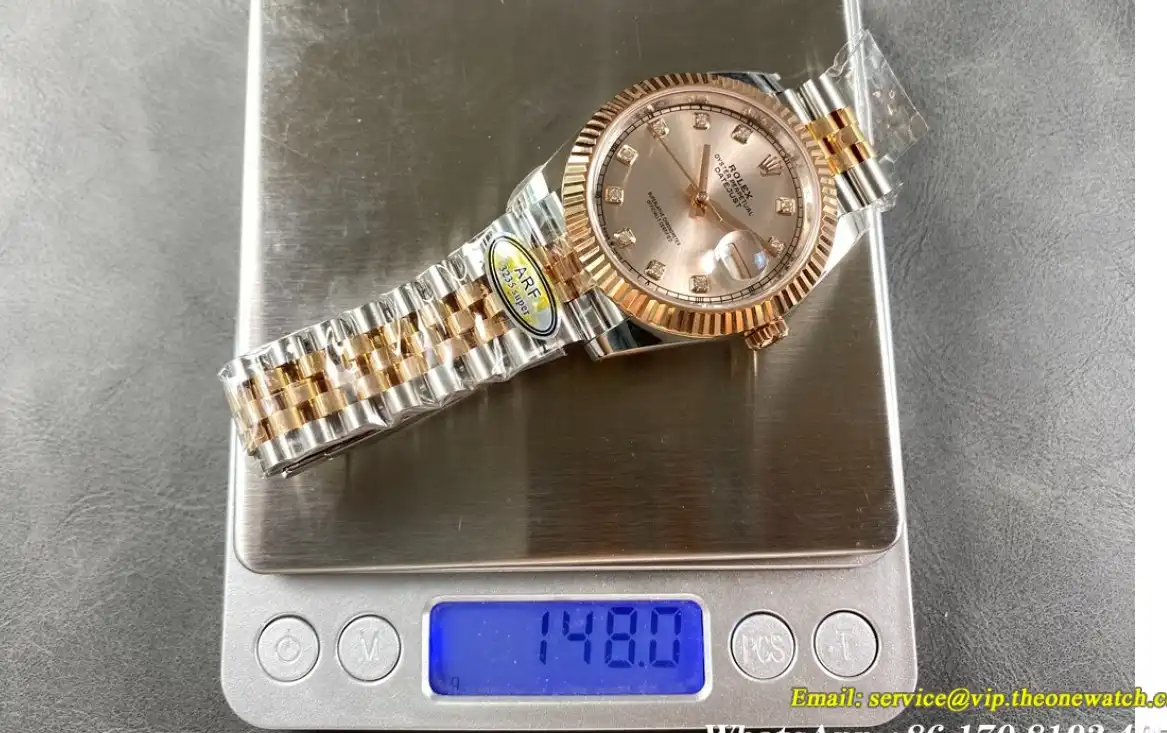 Datejust 126331 41mm Jub RG SS Champagne Dia ARF SH3235(Tungsten Heavy Version)