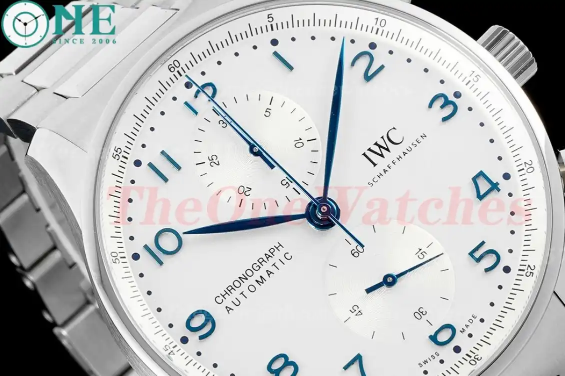 Portuguese Chrono IW371617 41mm SS SS White Num AZF A69355