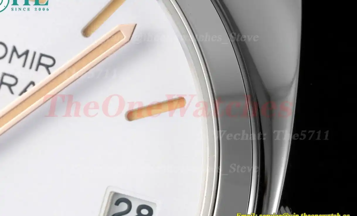 Radiomir Quaranta PAM1292 40MM SS LE White Dial TTF A7750