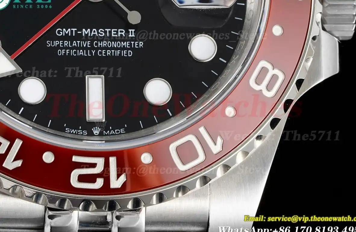 GMT Master II 126710 Pepsi Jub SS SS Red Blue GMF V6 VR3285