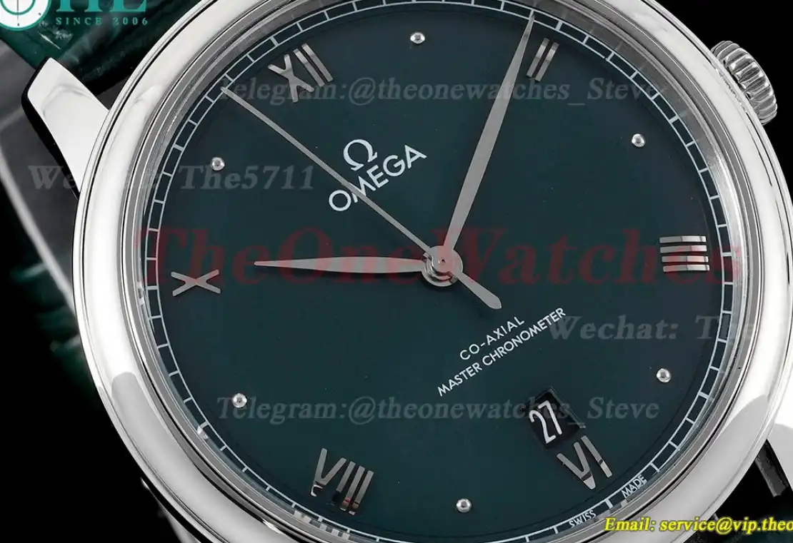 De Ville Prestige Date 40mm SS LE Green Dial MKS A8800