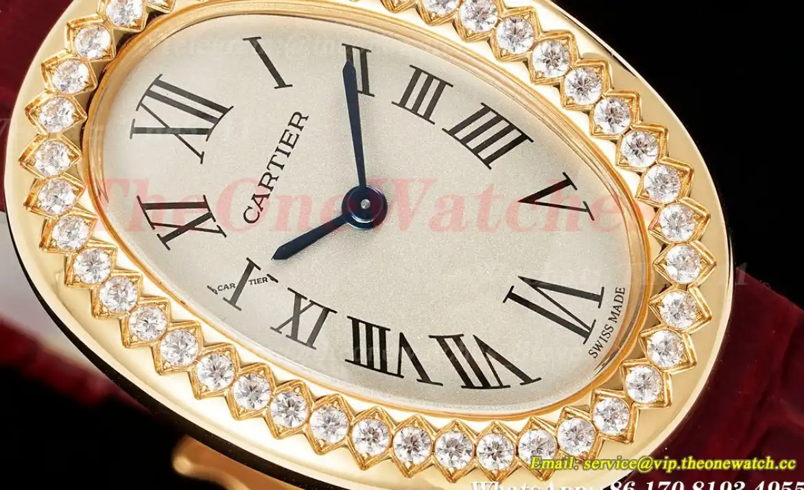 Baignoire Ladies 31mm Dia Red RG LE White Dial AF Quartz