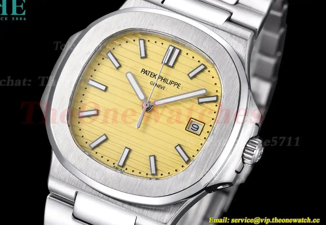 Nautilus 40mm SS SS Yellow Dial GDF MY8215