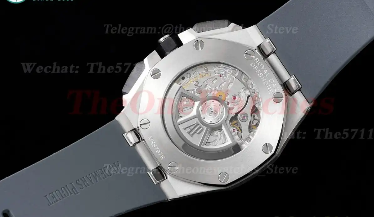 Royal Oak Offshore Chrono 43mm SS RU Grey Blue APF A7750