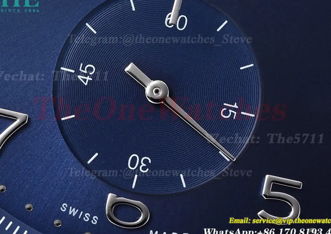 Portugieser Chrono IW371606 41mm SS LE Blue Num ZF A69355