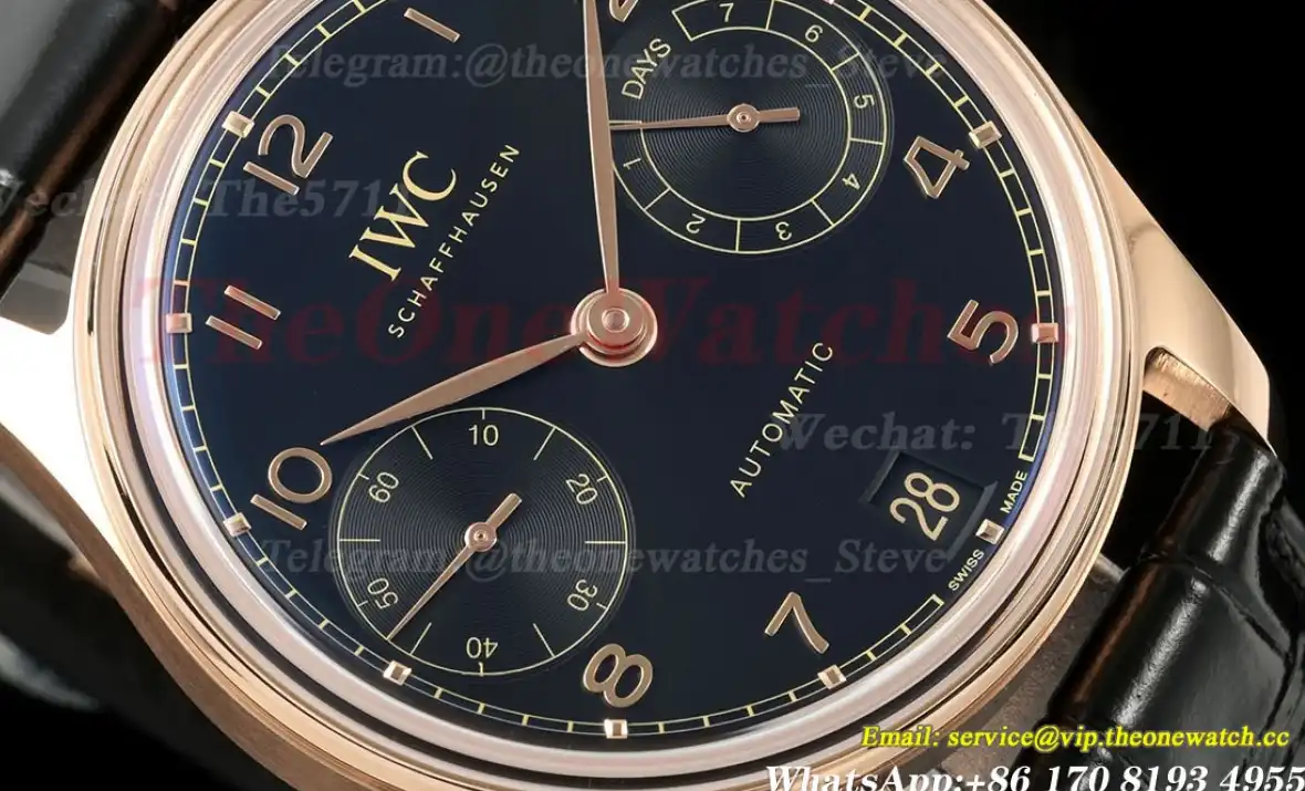 Portugieser 7 Days 2024 42mm RG LE Black Dial APS A52010