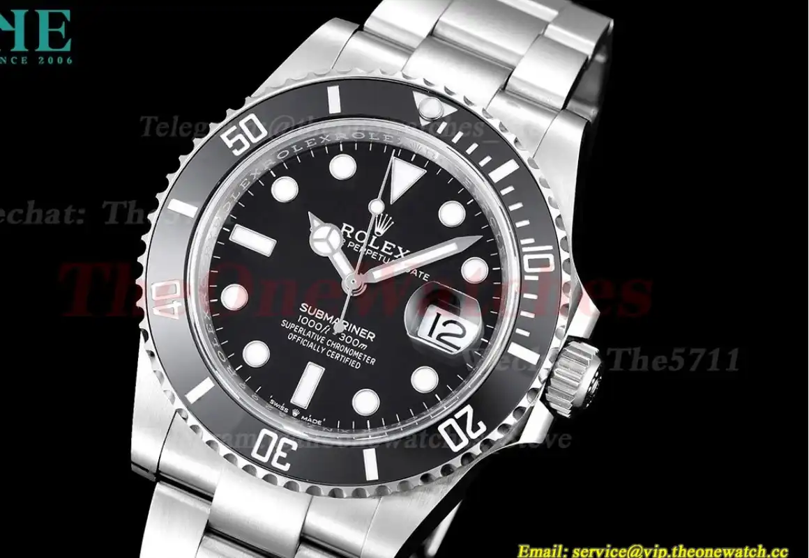 Submariner 126610LN 41mm SS SS Black Bezel Clean VR3235