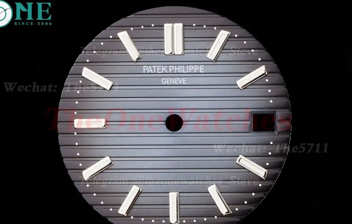 Bule Textured Dial Suitable For Patek Philippe 5711 Buff Factory V3