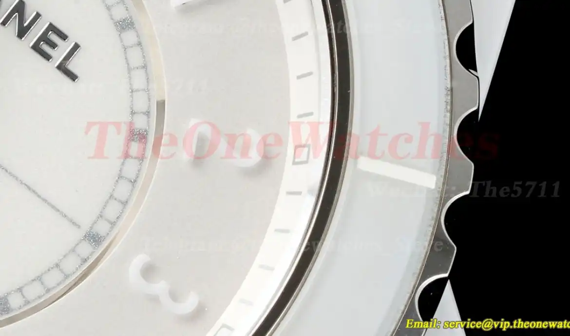 J12 38mm White Ceramic Cer White Num HTF A21.1