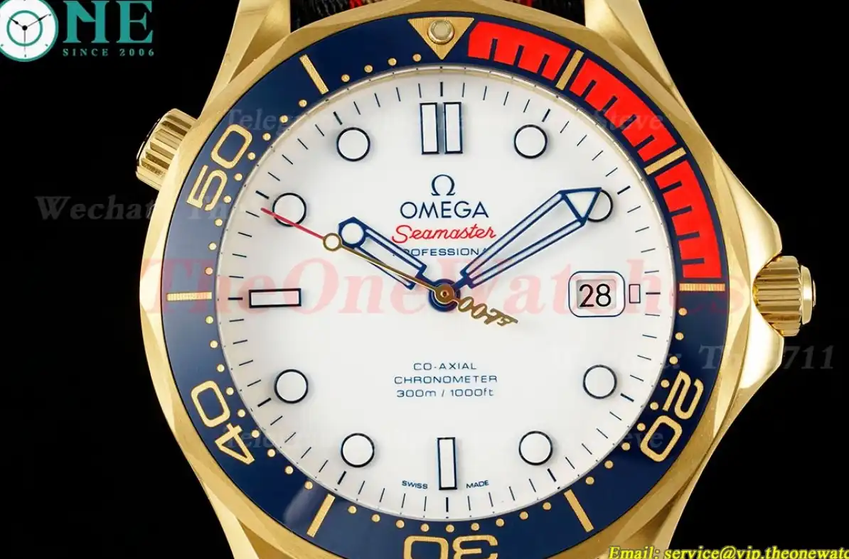 Seamaster Commander 007 YG NY White Dial OMF A2507