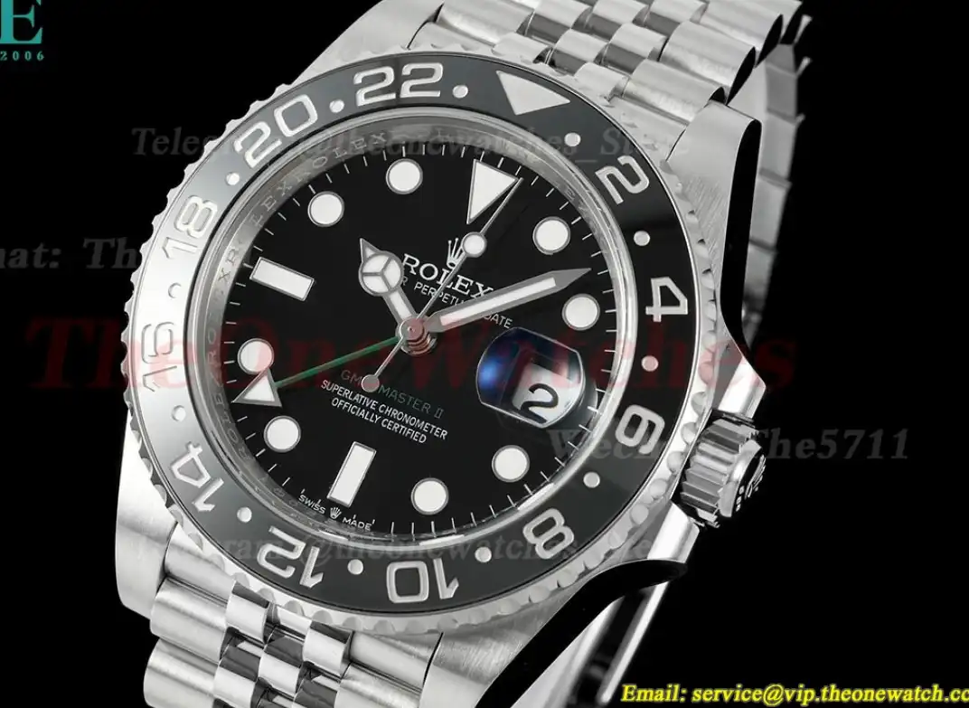 GMT Master II 126710 Bruce Wayne Jub 40mm SS SS Black Dial THBF SH3285