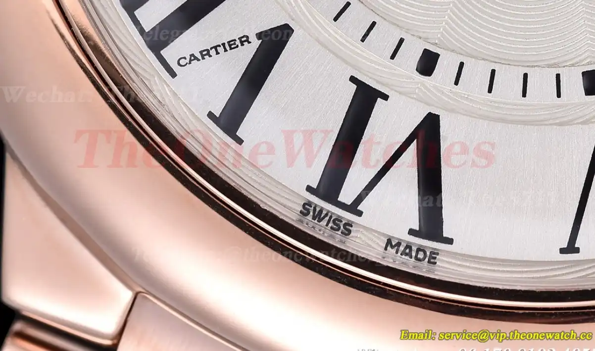 Ballon Bleu De Cartier 42mm RG RG White Dial GDF MY8215