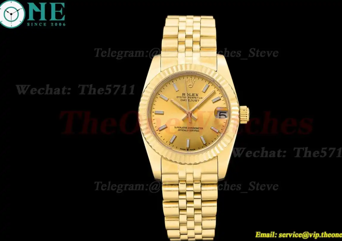 Datejust 28mm Jub YG YG Gold Dial GDF MY8215