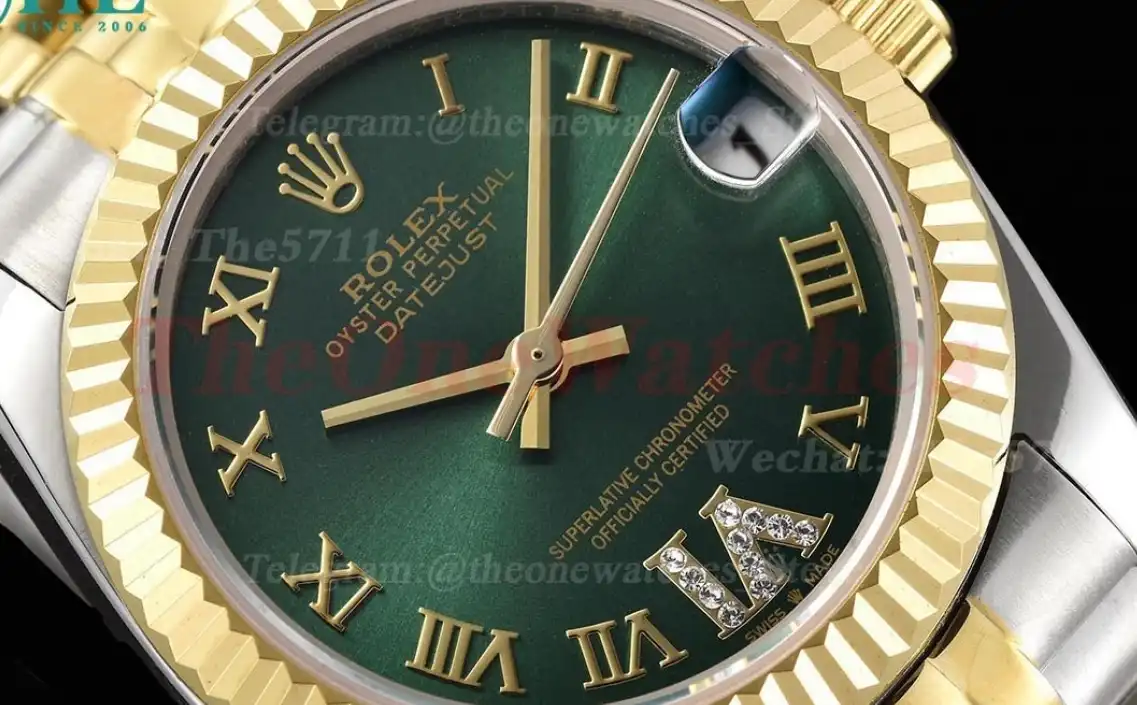 Datejust 31mm 278273 YG SS Green Rmn GDF MY8215