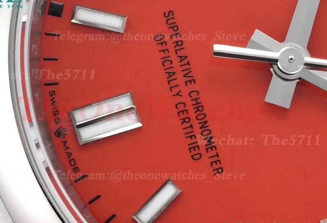 Oyster Perpetual 126000 36mm SS SS Red Dial VSF VS3230