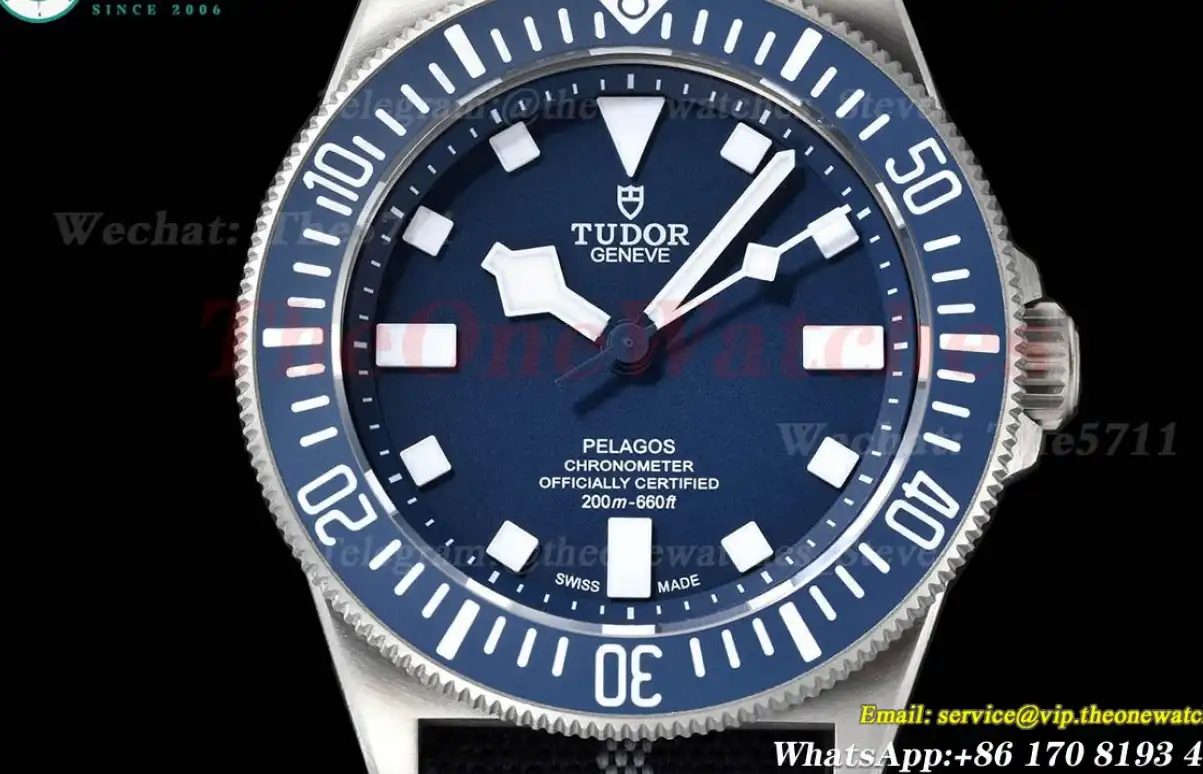 Tudor Pelagos FXD Titanium 42mm TI NY Blue Dial M+F 8N24