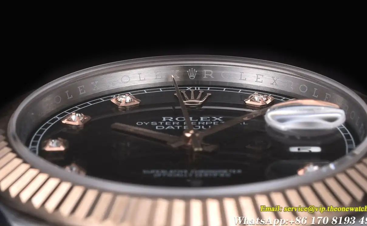 Datejust 126331 41MM RG SS Black Dia EWEF A3235