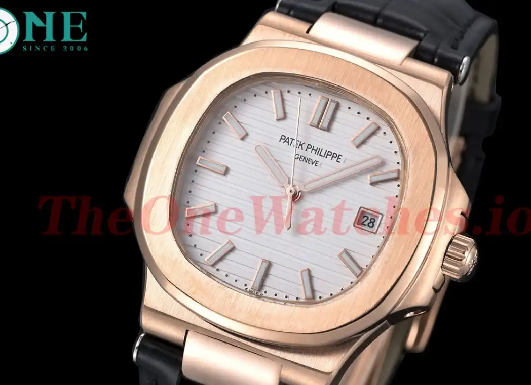 Patek Philippe - Nautilus 5711 40mm RG LE White Textured Dial GDF MY8215