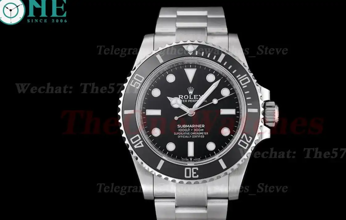 Submariner 124060LN 41mm No Date Black Dial VSF VS3230 Super Clone