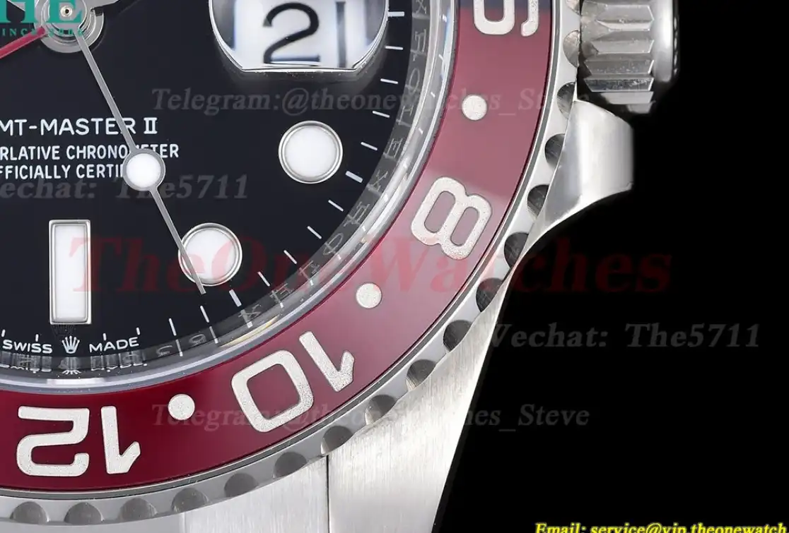 Rolex - GMT II 126710 Pepsi Oys 40mm SS SS Black Clean V2 DD3285 Super Clone