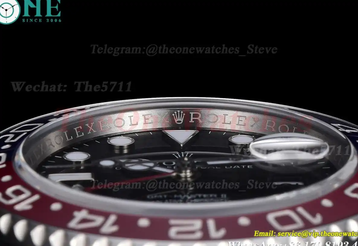 Rolex - GMT II 126710 Pepsi Oys 40mm SS SS Black Clean V2 DD3285 Super Clone