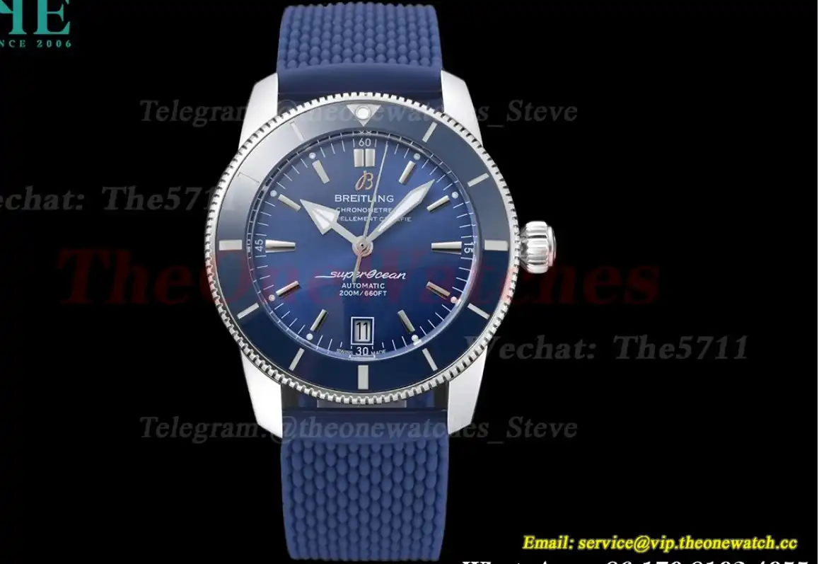 Superocean Heritage B20 42mm SS RU Blue BLSF A2824