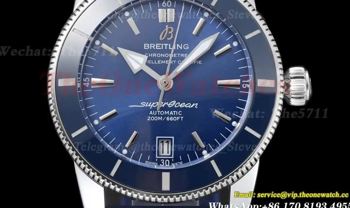 Superocean Heritage B20 42mm SS RU Blue BLSF A2824