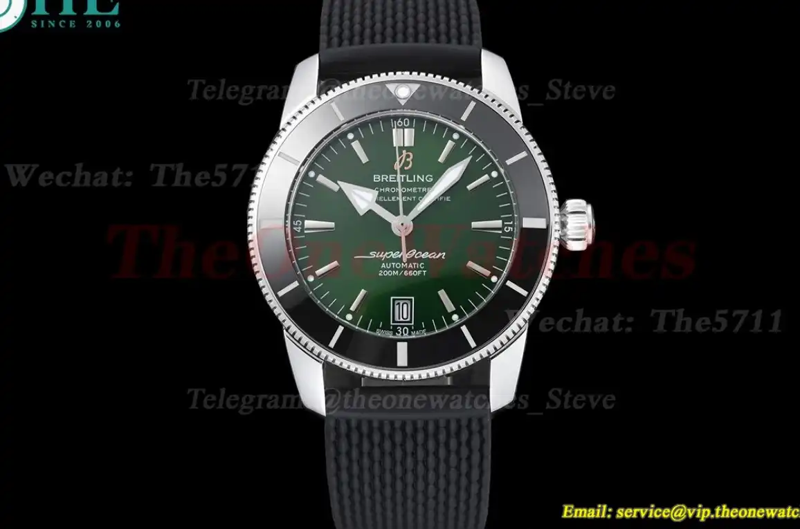 Superocean Heritage B20 42mm SS RU Green BLSF A2824