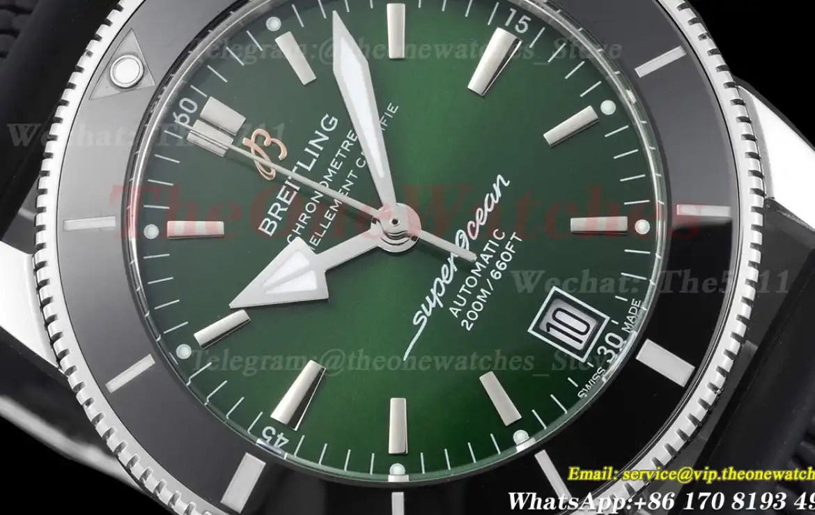 Superocean Heritage B20 42mm SS RU Green BLSF A2824