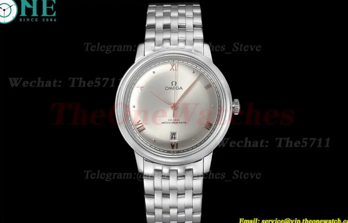 De Ville Prestige Date 40mm SS SS Silver Dial BLSF A8800