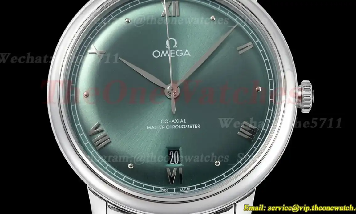 De Ville Prestige Date 40mm SS SS Green Dial BLSF A8800