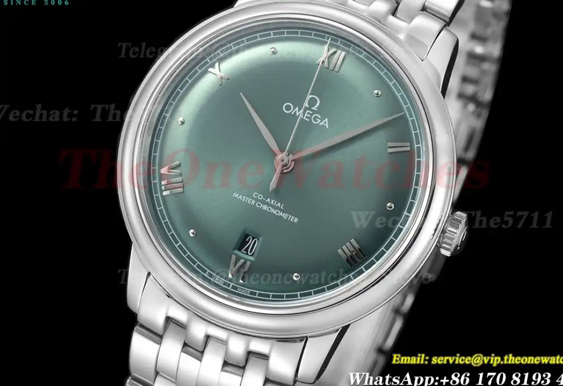 De Ville Prestige Date 40mm SS SS Green Dial BLSF A8800