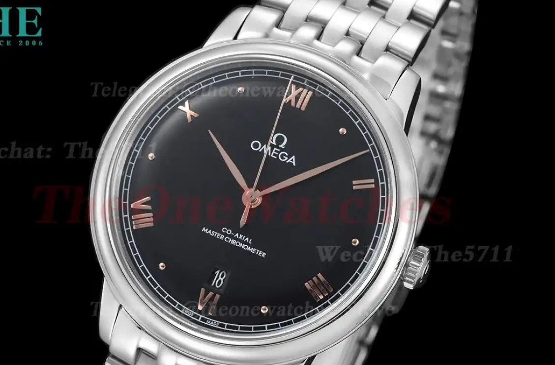 De Ville Prestige Date 40mm SS SS Black Dial BLSF A8800