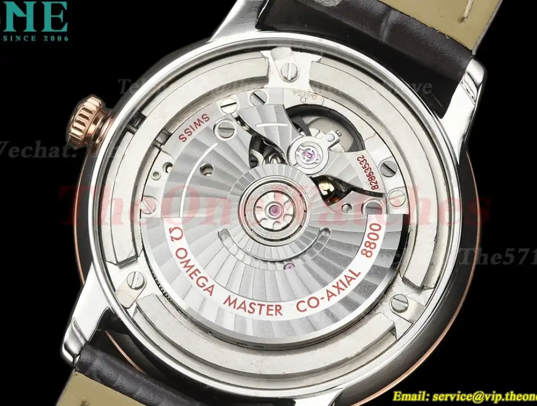 De Ville Prestige Date 40mm RG LE Silver Dial BLSF A8800