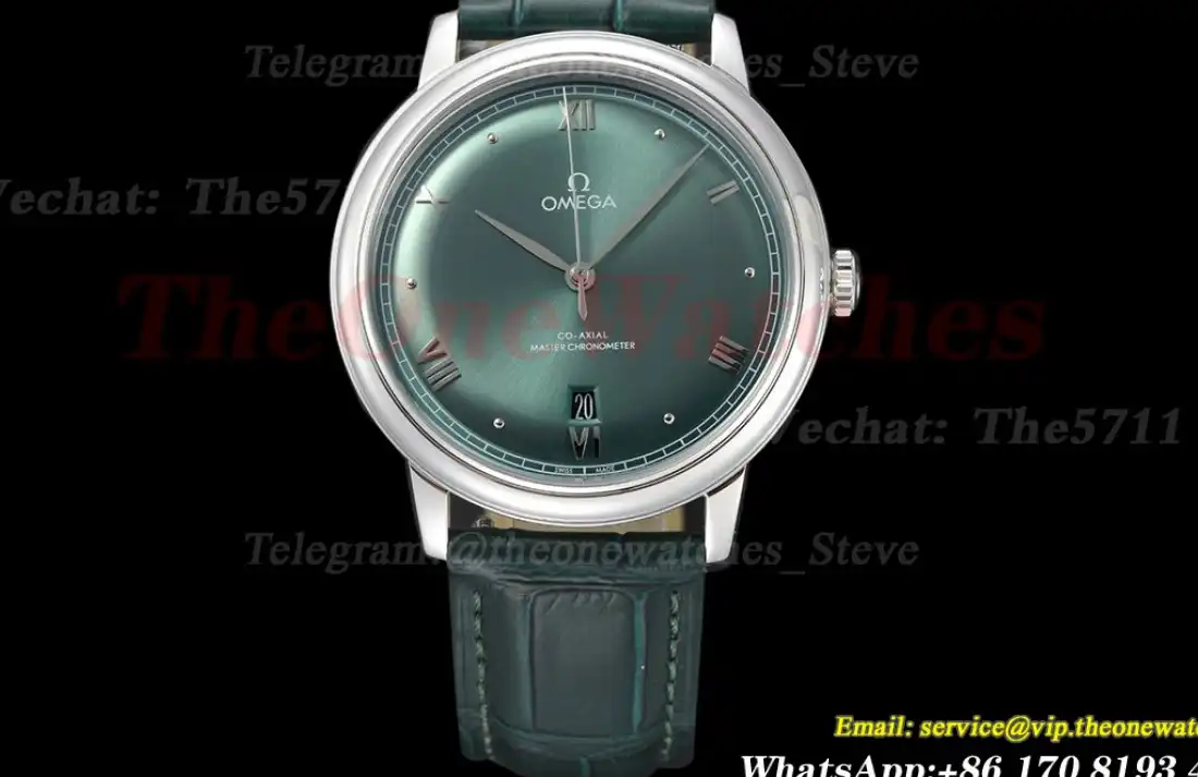 De Ville Prestige Date 40mm SS LE Green Dial BLSF A8800