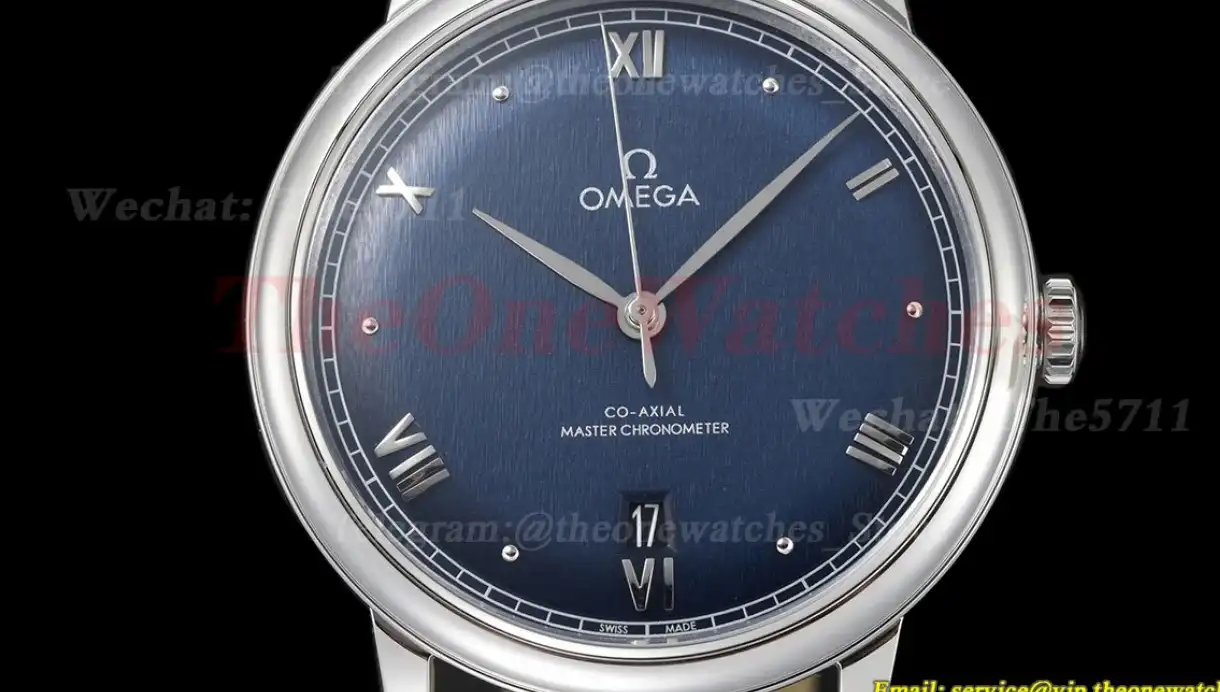 De Ville Prestige Date 40mm SS LE Blue Dial BLSF A8800