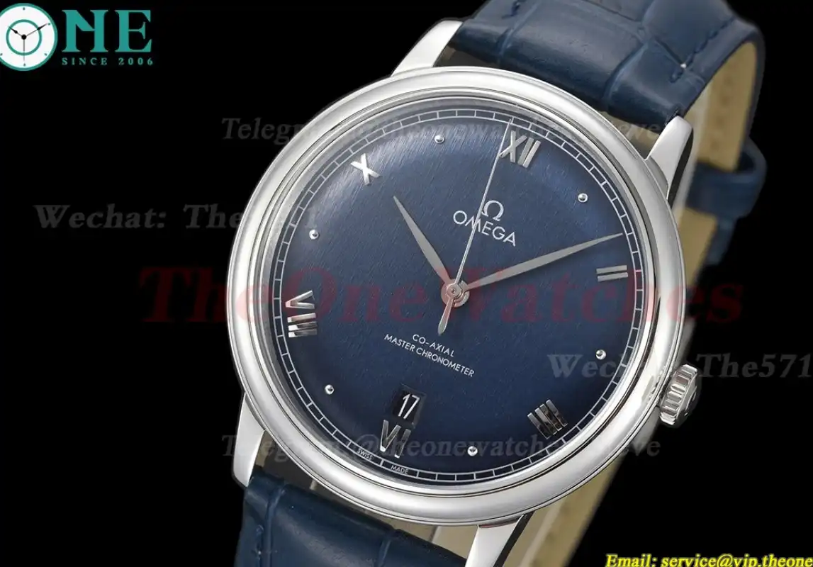 De Ville Prestige Date 40mm SS LE Blue Dial BLSF A8800