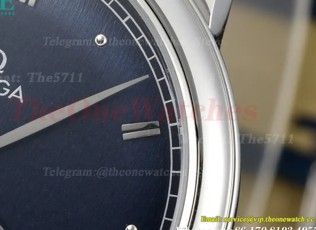 De Ville Prestige Date 40mm SS LE Blue Dial BLSF A8800