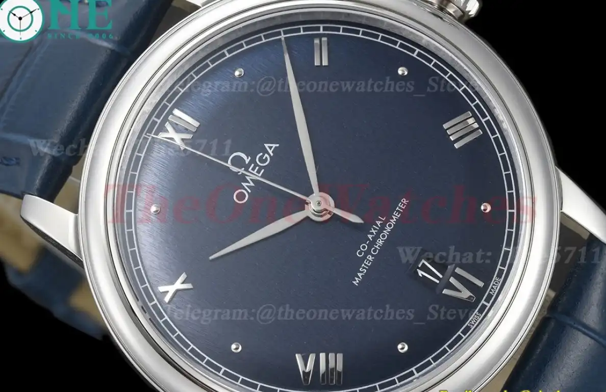 De Ville Prestige Date 40mm SS LE Blue Dial BLSF A8800