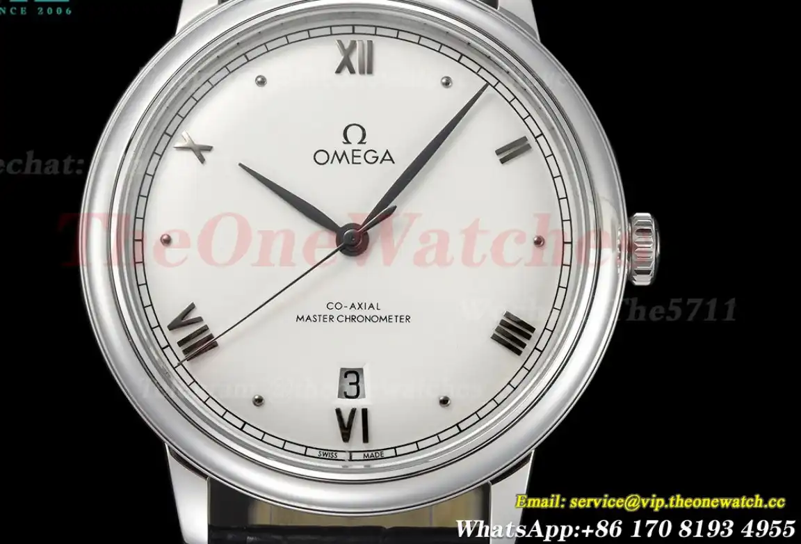 De Ville Prestige Date 40mm SS LE White Dial BLSF A8800