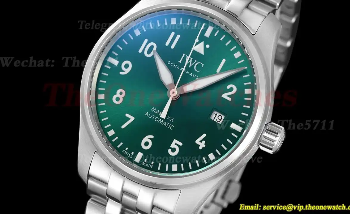 Pilot Mark XX 40mm SS SS Green Dial V7F A2892