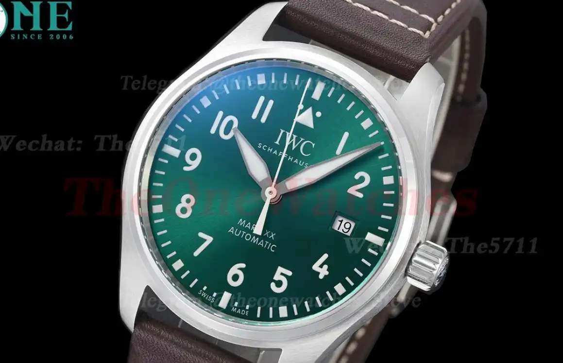 Pilot Mark XX 40mm SS LE Green Dial V7F A2892