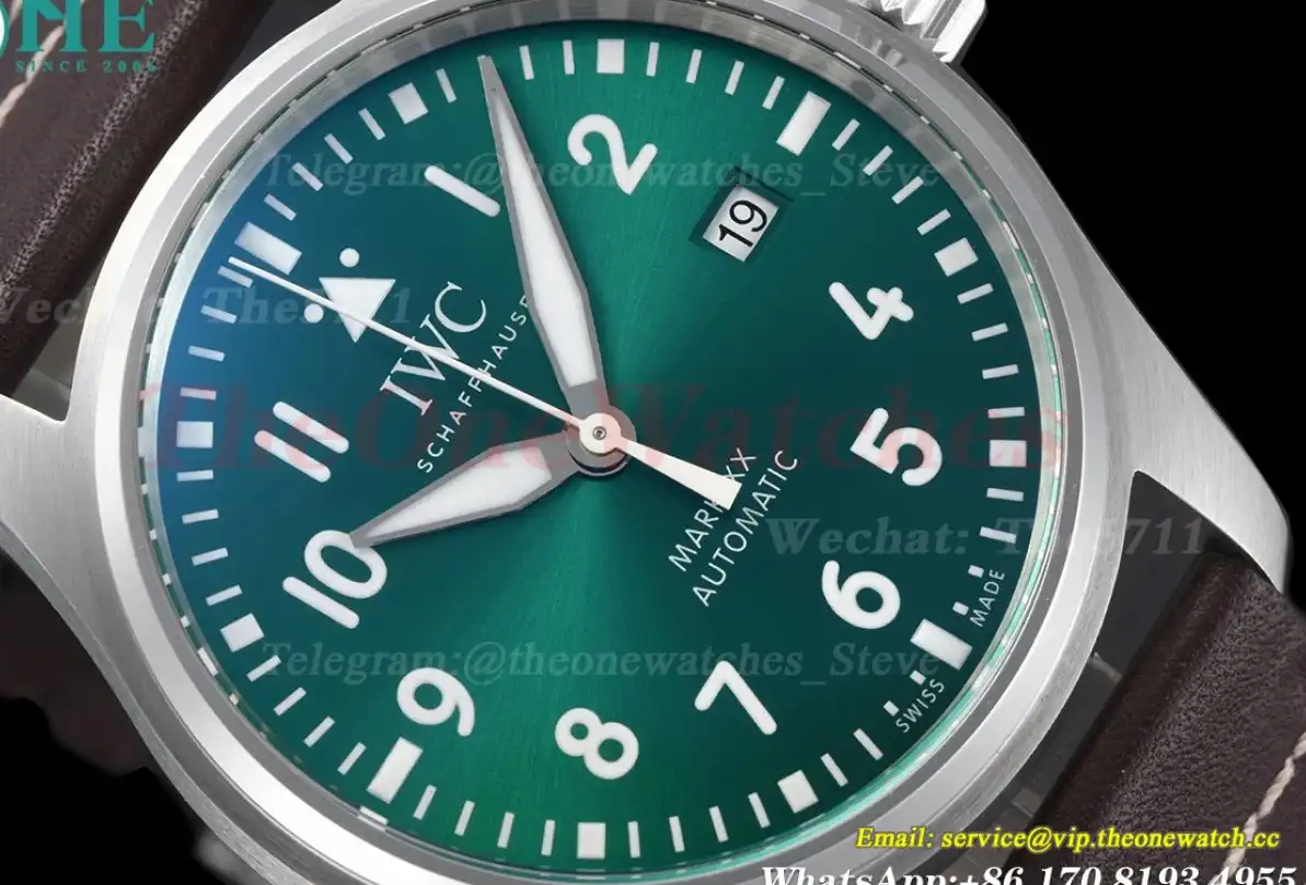 Pilot Mark XX 40mm SS LE Green Dial V7F A2892