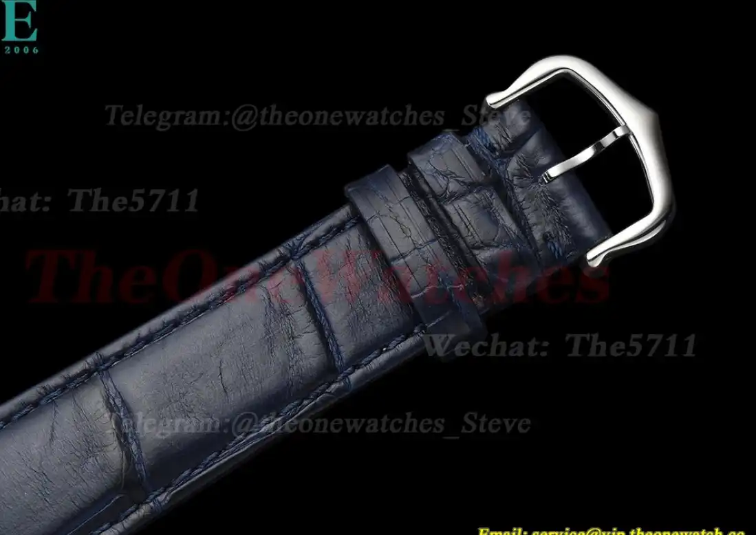 Tank Must 25.5mm Alligator Leather SS LE Blue Dial DRF Quartz